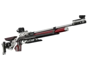 Model 800 Alu, alu stock, laminated wood red