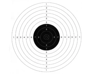 PAPER TARGET PISTOL